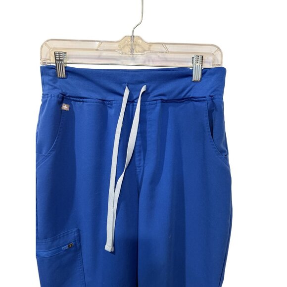 Womens Figs Zamora Royal Blue Technical Collection Jogger Scrub Pants medium - Picture 2 of 7